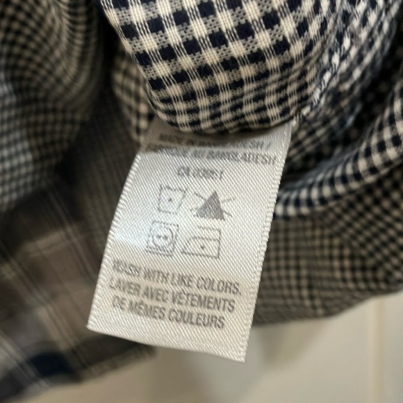 Men's size large Windriver Plaid Shirt - dark blue and Gray - Picture 3 of 16